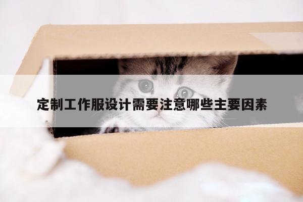 Bsport体育在线官网-定制工作服设计需要注意哪些主要因素
